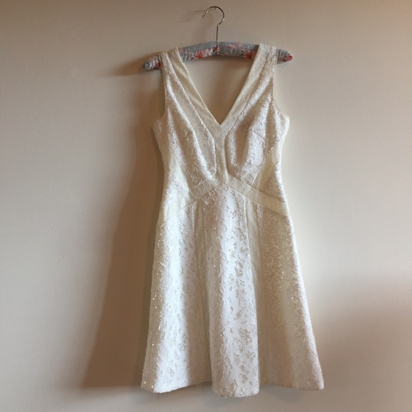 BCBG MaxAzria | Lace and Sequin Dress | Size 0 - Picture 2 of 5